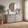 Buffet/bahut contemporain chêne gris Oliviera