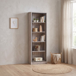 Bibliothèque enfant contemporaine chêne gris Oliviera