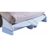 Lit voiture enfant extensible coloris bleu Moundy