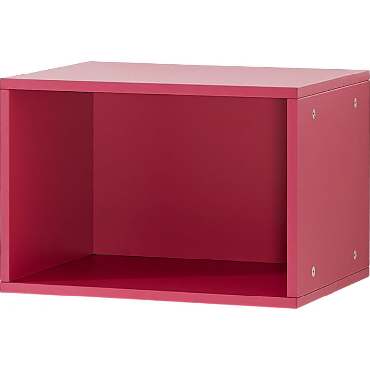 Cube de rangement coloris mûre sauvage pour gamme Palermo