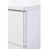 Ensemble de bureau contemporain coloris blanc Monty II