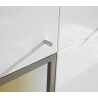 Meuble TV design 1 porte/2 tiroirs coloris blanc Alix