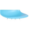 Chaise design bois & PVC coloris bleu (lot de 2) Luberon