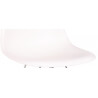 Chaise design métal & PVC coloris blanc (lot de 2) Rotterdam
