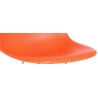 Chaise design métal & PVC coloris orange (lot de 2) Rotterdam