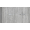 Armoire contemporaine 2 portes chêne clair Melinor