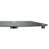 Meuble TV design en verre noir Georgio