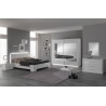Chambre adulte design laquée blanche Alcove II