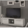 Meuble TV design 180 cm laqué blanc Adamo