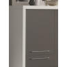 Vaisselier/argentier design portes pleines laqué blanc/gris Agadir