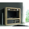 Banc TV contemporain chêne sonoma/gris opaque Constance