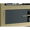 Banc TV contemporain chêne sonoma/gris opaque Constance