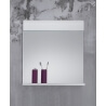 Miroir de salle de bain rectangulaire coloris blanc Kyrios