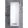 Meuble haut de salle de bain design 1 porte coloris blanc Kyrios