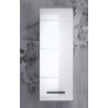 Meuble haut de salle de bain design 1 porte coloris blanc Kyrios