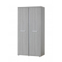 Armoire 2 portes contemporaine coloris chêne clair Karina