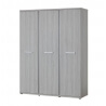 Amoire 3 portes contemporaine coloris chêne clair Karina