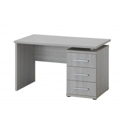 Bureau enfant contemporain 3 tiroirs coloris chêne clair Karina