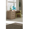 Bureau contemporain 3 tiroirs chêne clair Belize