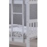 Lits superposés contemporains en bois coloris blanc Tony