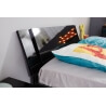 Lit adulte design coloris noir brillant Timoty