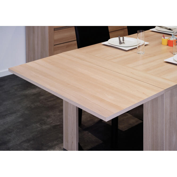 Allonge de table de salle à manger chêne clair Alabama