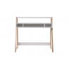 Bureau design laqué blanc Illary