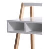 Bureau design laqué blanc Illary