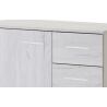 Commode contemporaine 81 cm chêne blanc Estonia