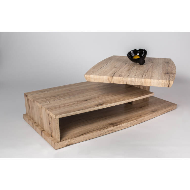 Basse Chêne Sanremo Table Bois En Design Sulina D29EHI