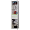 Bibliothèque enfant contemporaine blanc alpin/vert Wendy