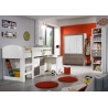 Chambre enfant contemporaine chêne montana/blanc Kyriane