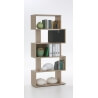 Etagère design 5 compartiments coloris chêne Albi