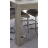 Table de salle à manger contemporaine chêne gris Angeline