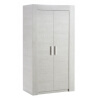 Armoire enfant contemporaine 2 portes chêne clair Bambino