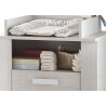 Commode à langer contemporaine chêne clair Bambino