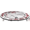 Ensemble table et chaises enfant contemporain blanc/rouge Flam