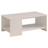 Table basse contemporaine coloris blanc Vital