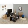 Table basse contemporaine coloris café Vital