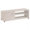 Meuble TV contemporain coloris blanc Vital