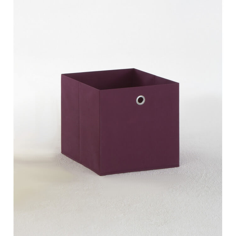Panier de rangement en tissu lilas Gama II