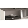 Meuble TV enfant contemporain coloris blanc/gris Corner