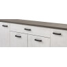 Buffet/bahut contemporain blanc/marron Rubio