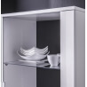 Vaisselier/argentier design 3 portes/1 tiroir coloris blanc brillant Joyce