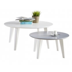 Tables basse scandinave (lot de 2) Bonifacio