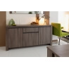 Buffet/bahut contemporain coloris réglisse Mathilda