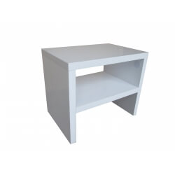 Chevet design blanc Bastian