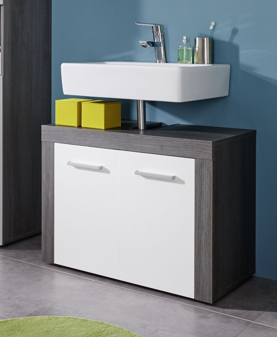 Armoire de salle de bain et meuble-lavabo contemporain