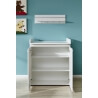 Commode à langer contemporaine coloris blanc Alissandre