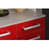 Buffet de cuisine contemporain rouge brillant Judith